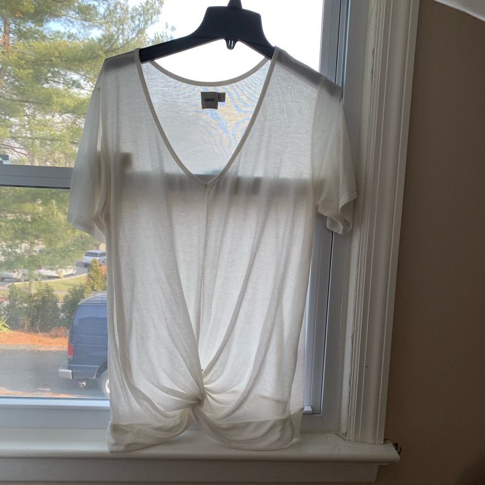 White dressy t-shirt